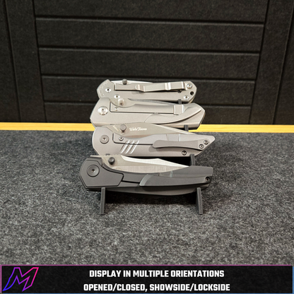 Parabola IV | Curved 4-Knife Display Stand