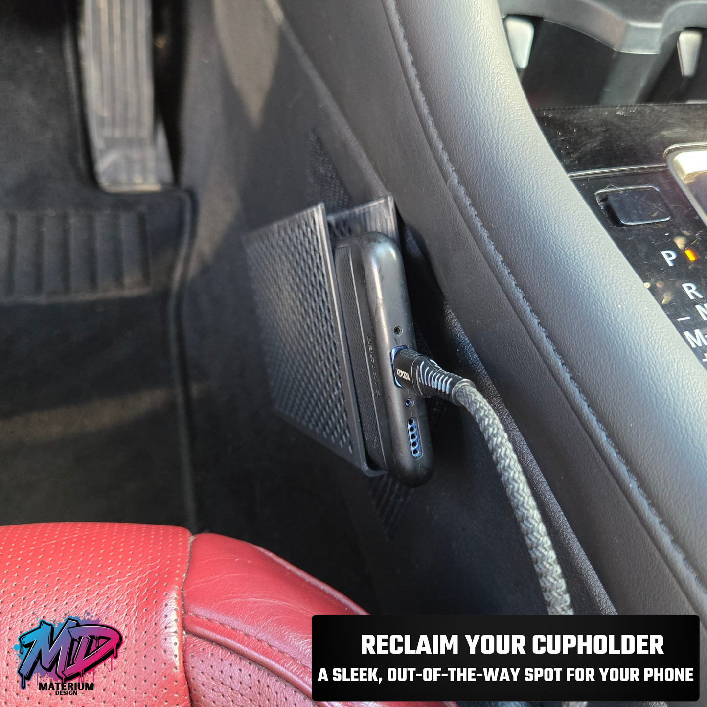 Universal Minimalist Car Phone Holder | Vertical Top-Load Edition