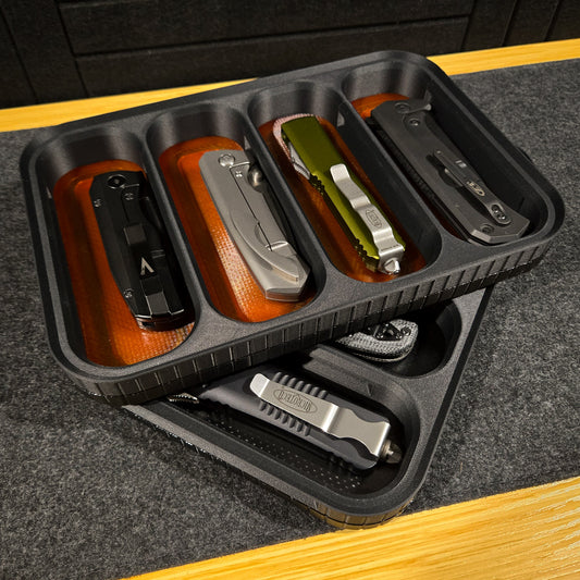 Vanguard Catch — Modular Knife Display Tray