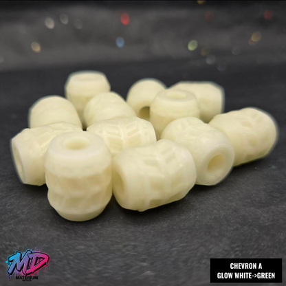 Paracord Bead Collection - Variety of Designs & Color