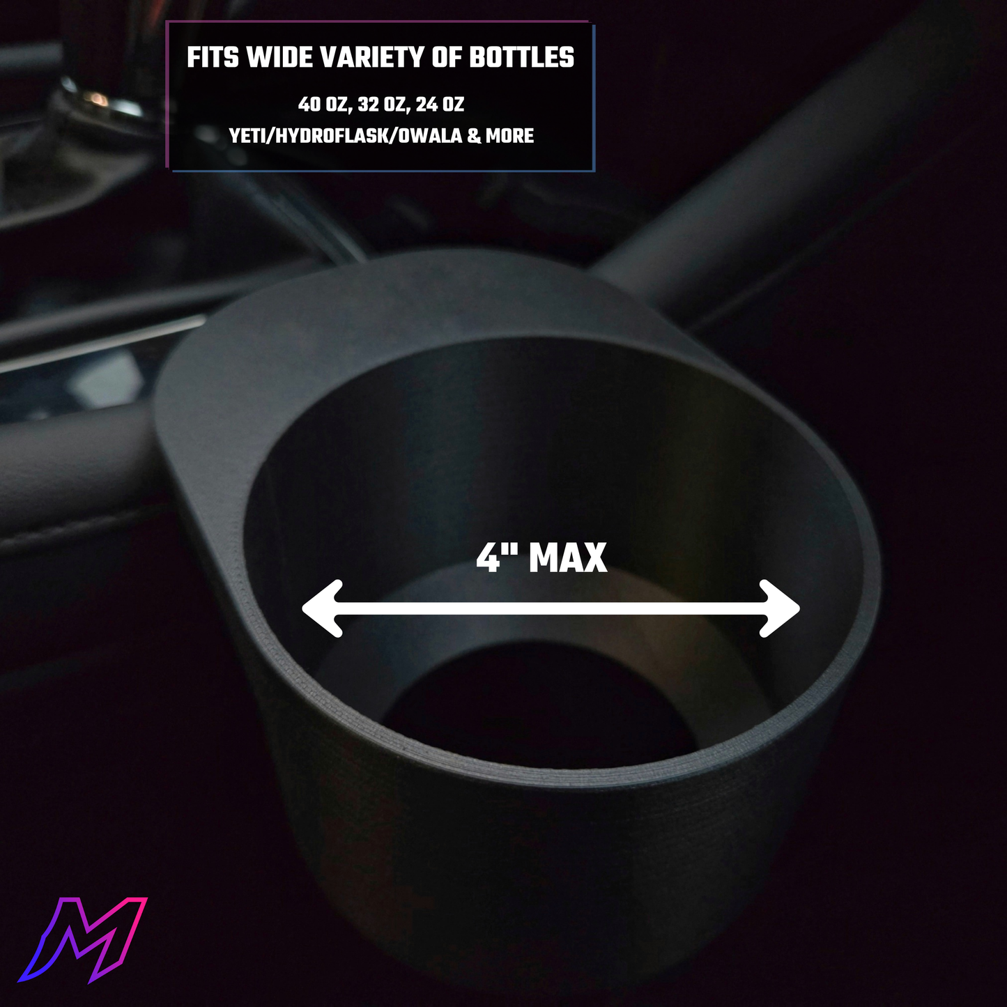 Mazda3 Water Bottle Holder | Gen 4 2019-2026 | Custom Console Fit