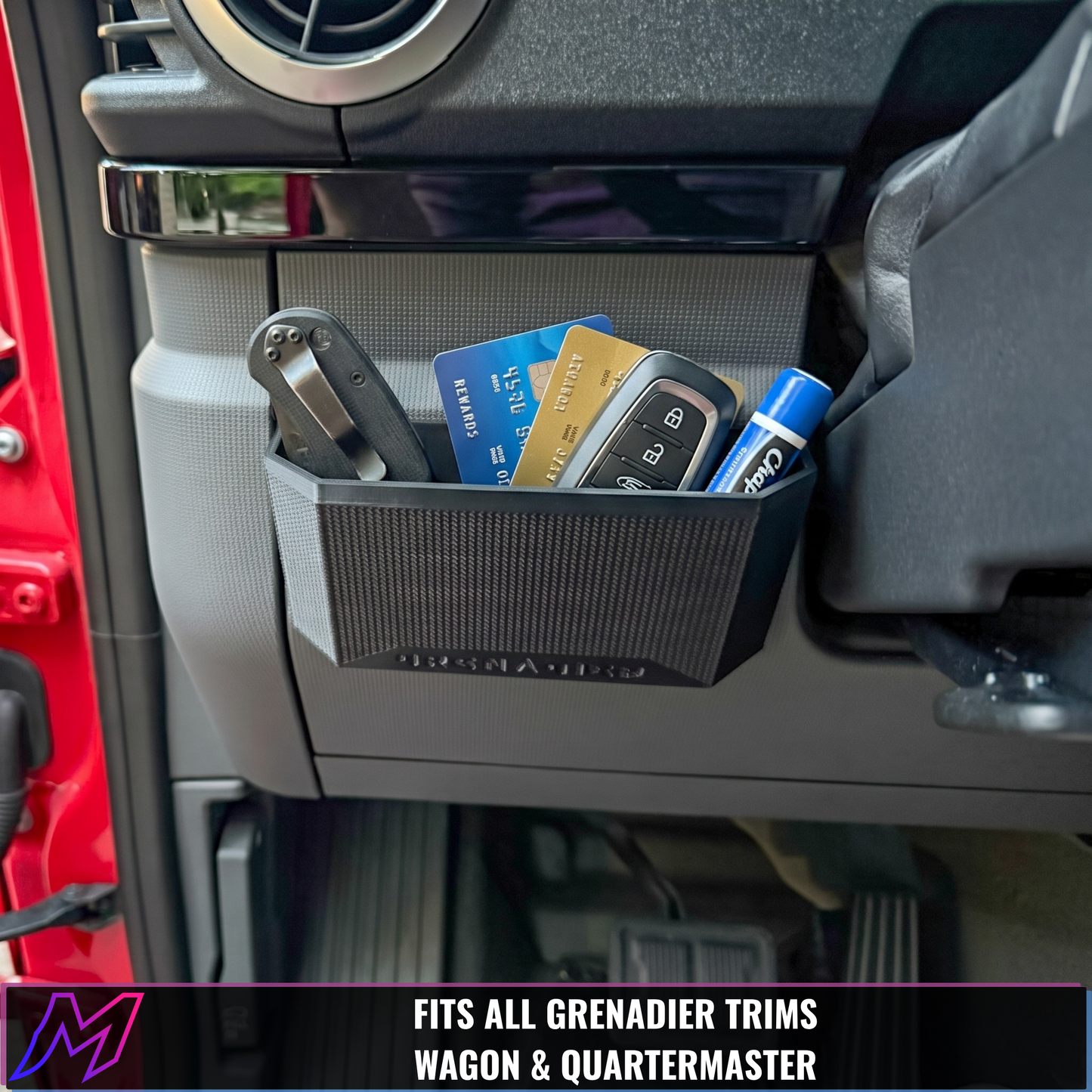 Ineos Grenadier Driver's Pocket | OEM-Matched Dash Storage