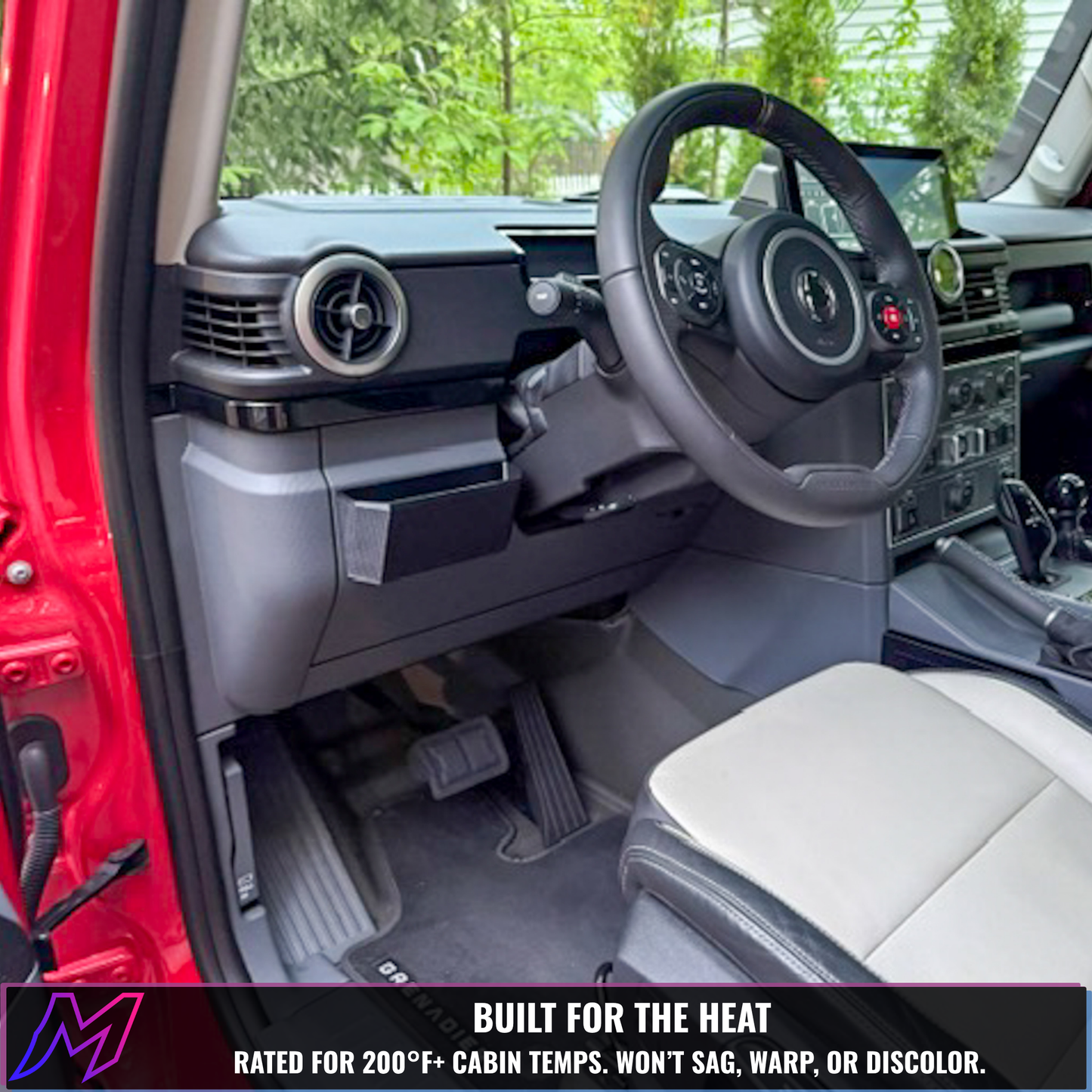 Ineos Grenadier Driver's Pocket | OEM-Matched Dash Storage