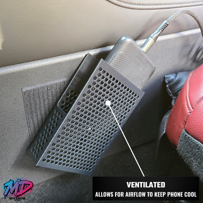 Universal Minimalist Car Phone Holder | Vertical Top-Load Edition