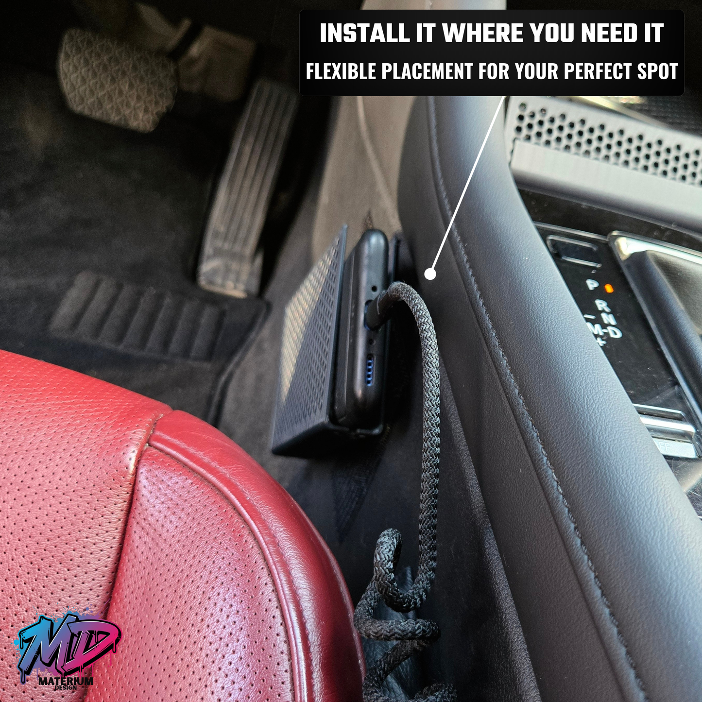 Universal Minimalist Car Phone Holder | Vertical Top-Load Edition