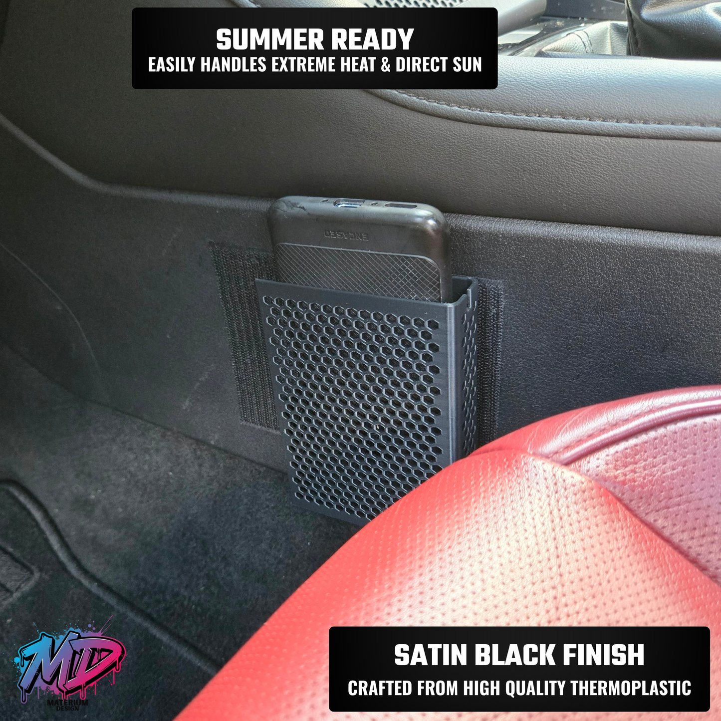 Universal Minimalist Car Phone Holder | Vertical Top-Load Edition